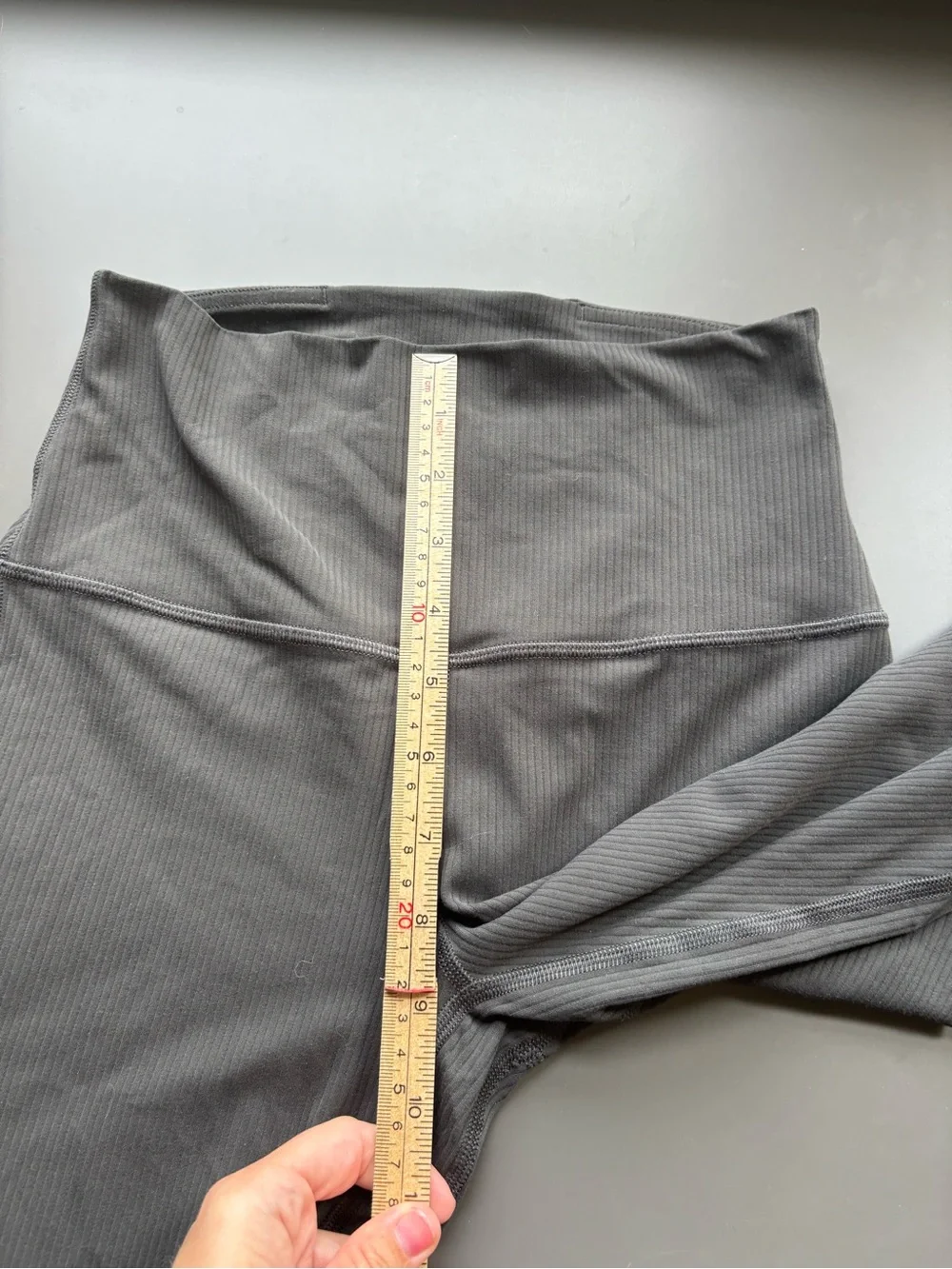 Lululemon Ribbed Flared Leggings- 4 - Picture 8 of 9